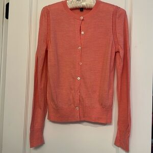 Banana Republic merino wool pink cardigan